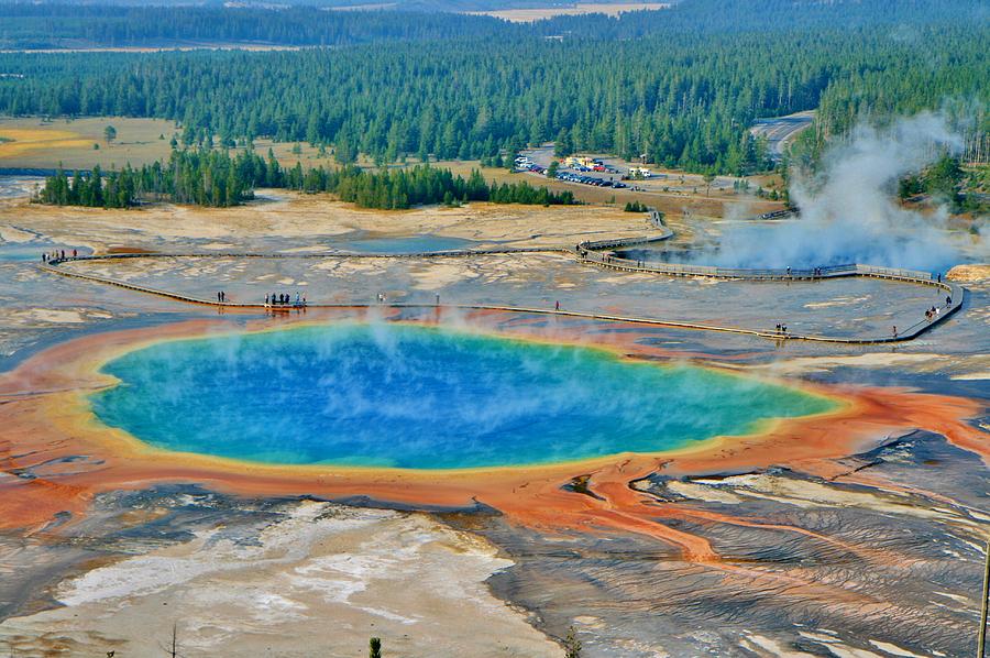 Grand Prismatic Spring Photograph by Dale Gerdes - Fine Art America