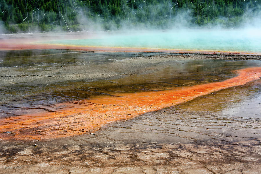 Grand Prismatic Spring, Ground Level, Yellowstone Photograph by Aashish ...