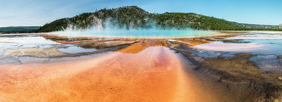Grand Prismatic Spring Yellowstone  Photograph by John McGraw