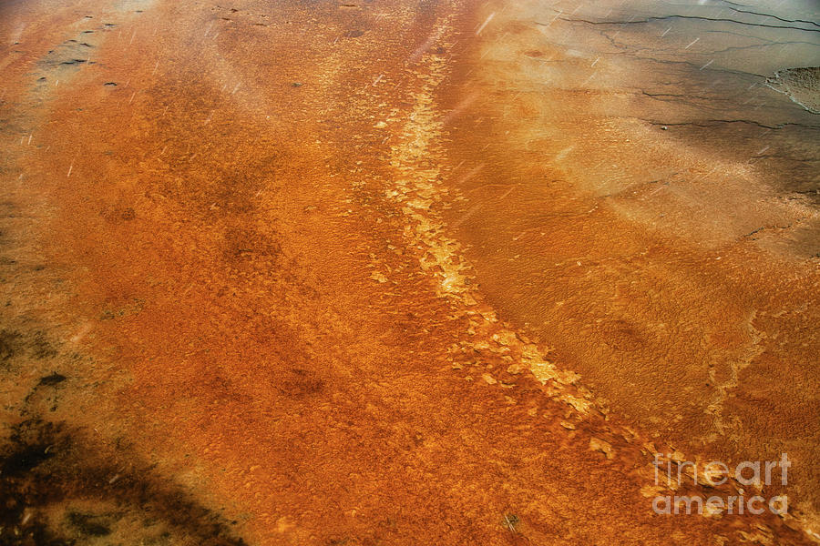Grand Prismatic Spring Photograph - Grand Prismatic Springs  8b7639-2 by Stephen Parker