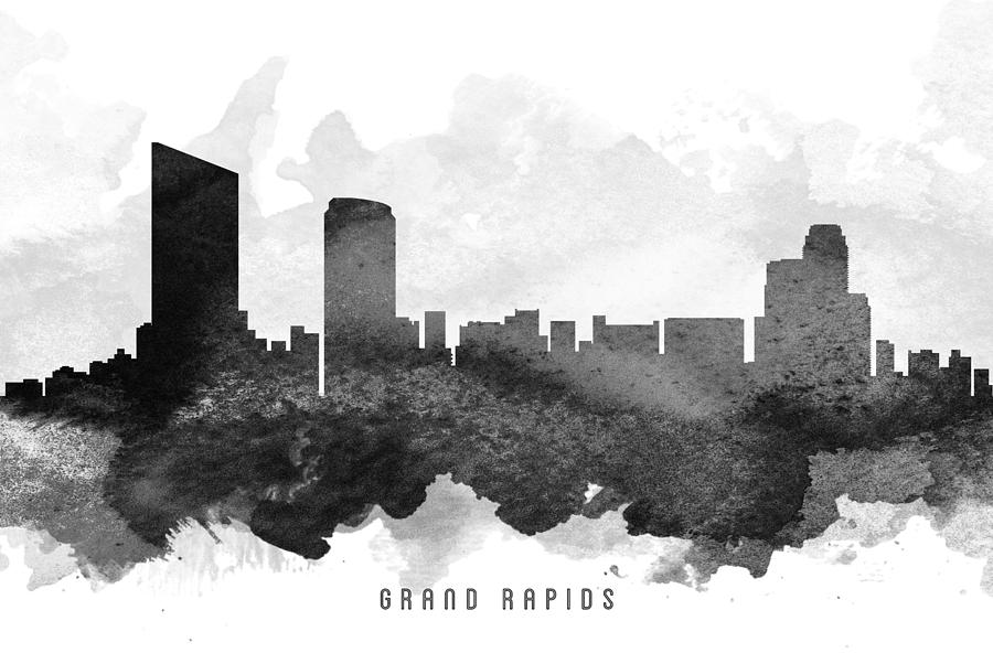 Grand Rapids Cityscape 11 Painting