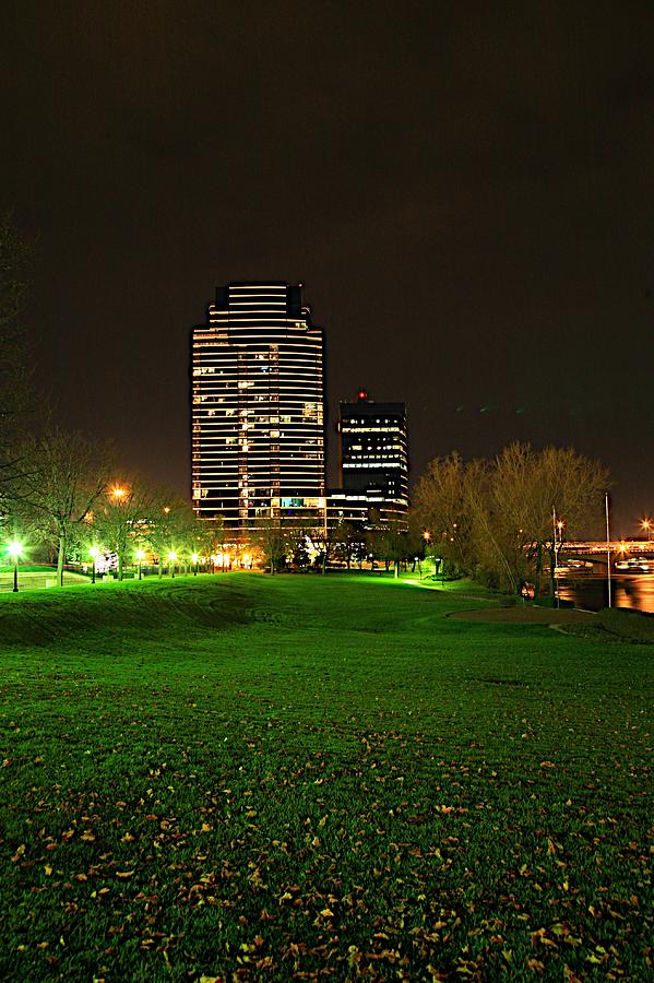 Grand Rapids MI under the lights-5 Photograph by Robert Pearson