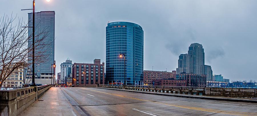 Grand Rapids Michigan City Skyline And Street Scenes Photograph by Alex Grichenko
