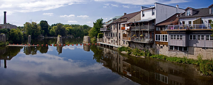 Grand River Houses  Photograph by Levin Rodriguez