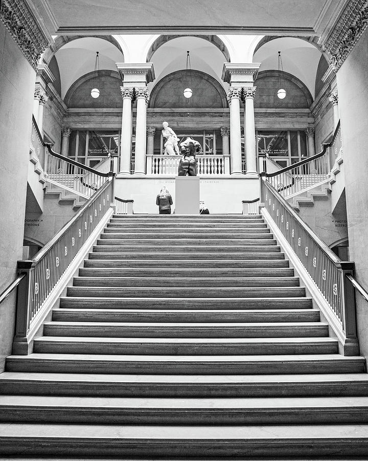 Grand Staircase at The Art Institute Photograph by Ira Marcus