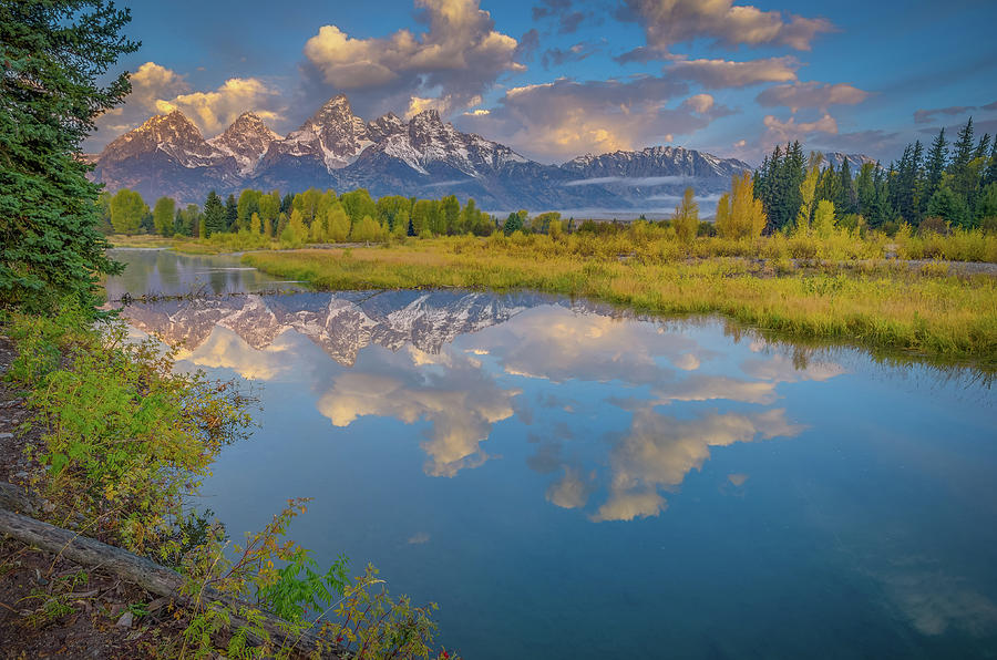 Grand Teton Morning Reflection Photograph by Scott McGuire