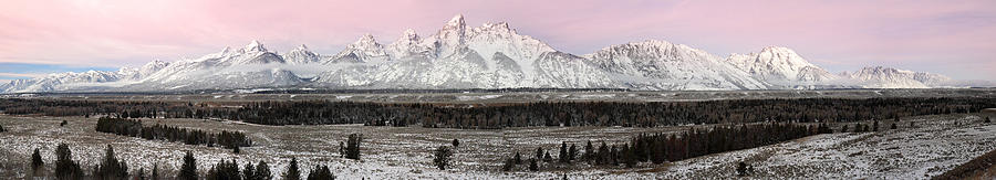 Grand Teton National park panorama Photograph by Pierre Leclerc Photography