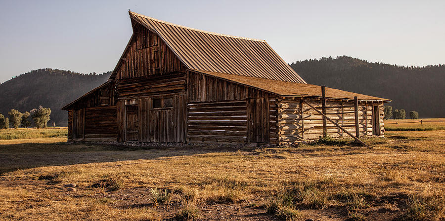 Grand Tetons Barn Mormon Row Photograph by John McGraw