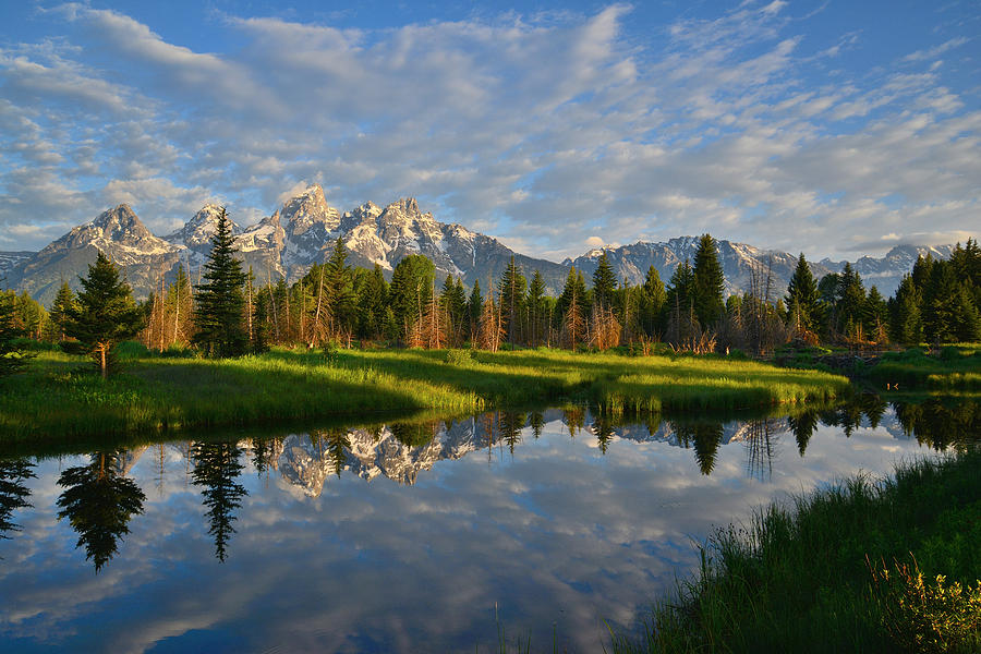 Grand Tetons Photograph by Ray Mathis