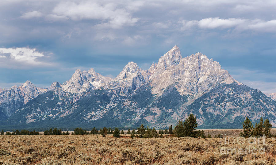 Grand Tetons Photograph by Sharon Seaward Grand Tetons Photograph by Sharon Seaward