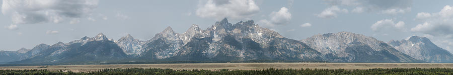 Grand Tetons Wide View Photograph