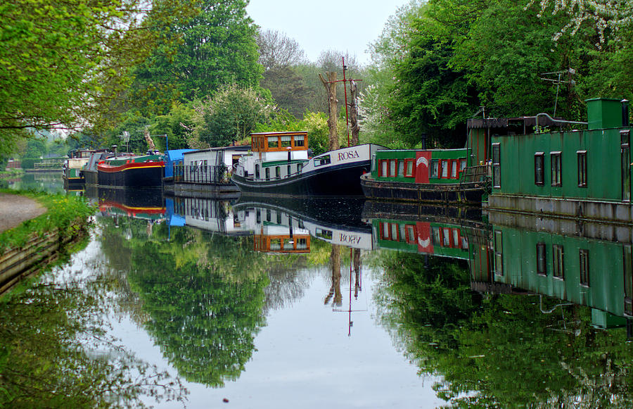 Grand Union Canal Cowley West London Photograph by Chris Day