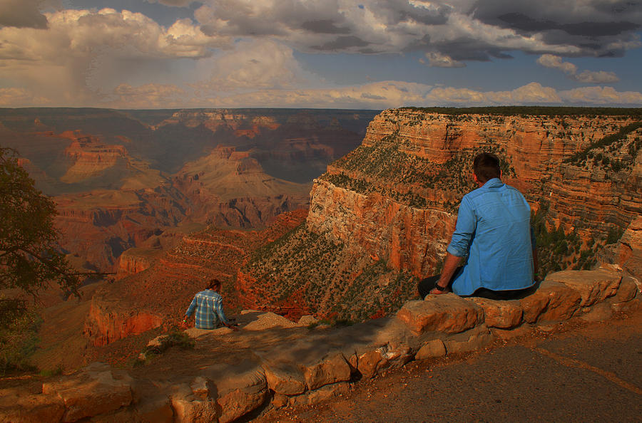 Grand View of the Grand Canyon Photograph by Ola Allen