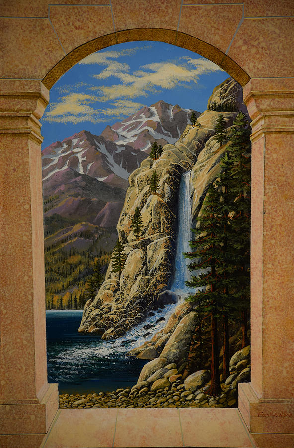 Grand Vista Wall Mural Side Panel Painting by Frank Wilson