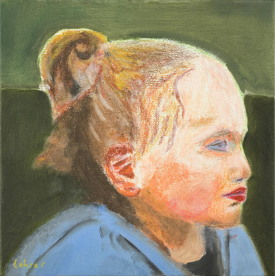 Portrait Painting - Grandchild by Avi Lehrer
