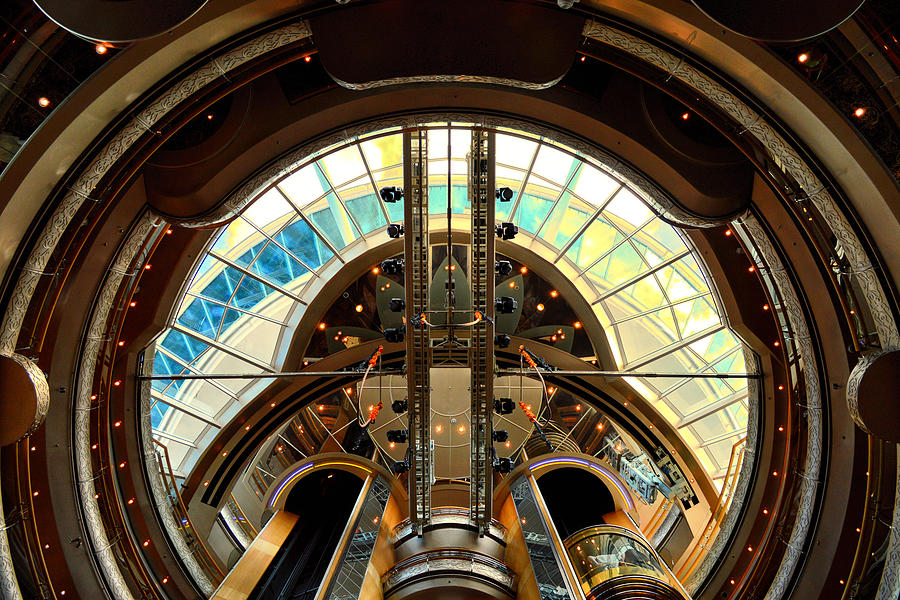 Grandeur of the Seas Gold Centrum Photograph by Bill Swartwout