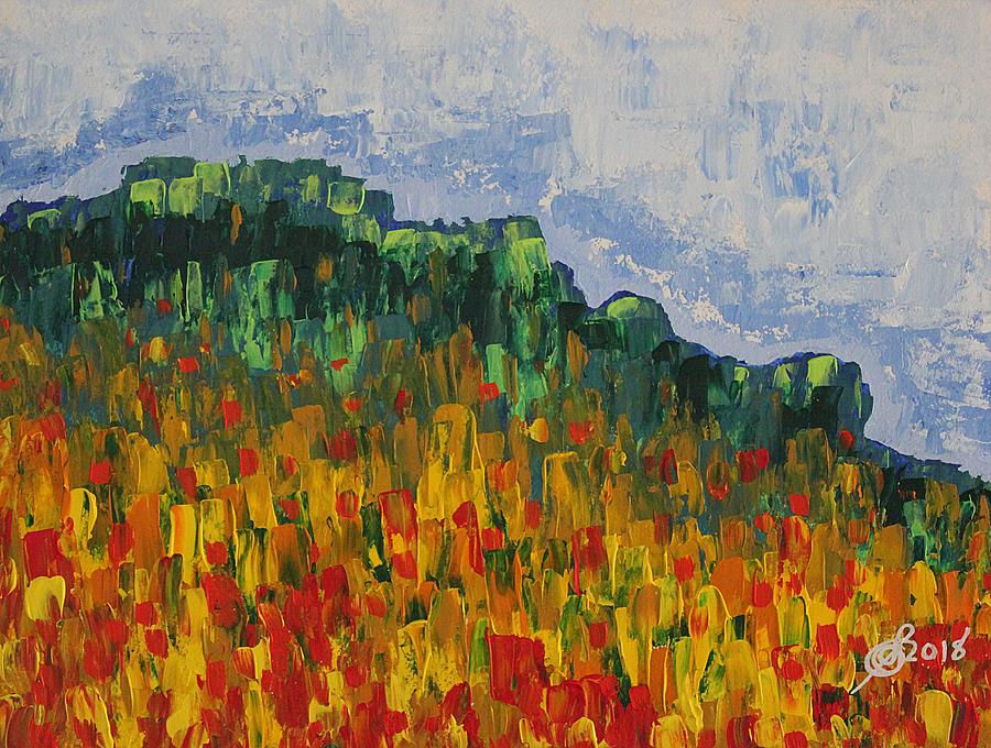 Grandfather Mountain original painting Painting by Sol Luckman
