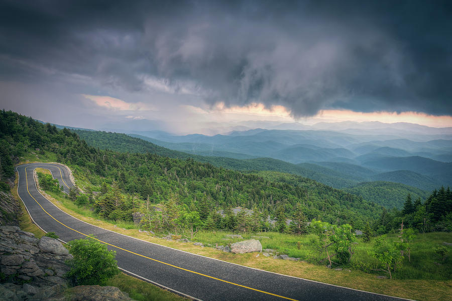 Grandfather Mountain Storm Photograph by Ray Devlin