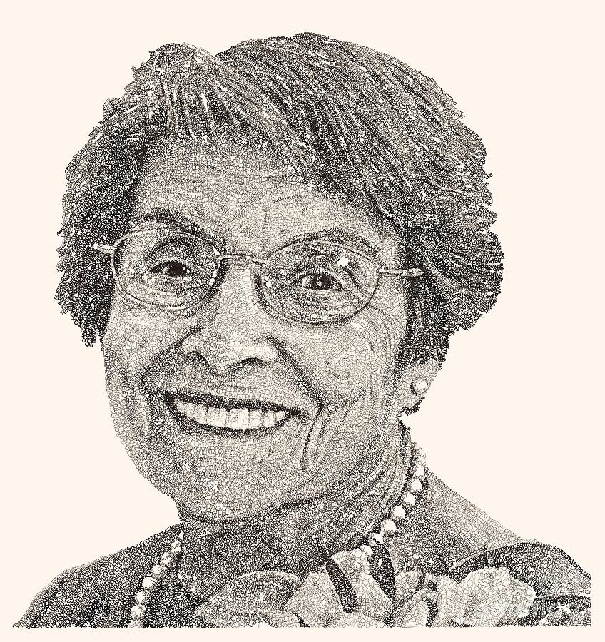 Grandma Volpicelli Drawing by Michael Volpicelli