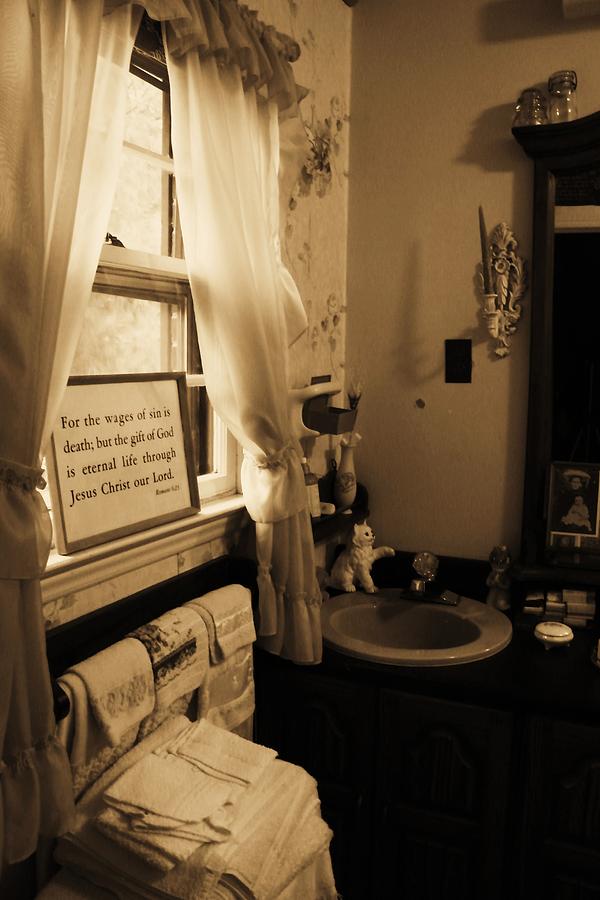 Grandmas Bathroom Photograph By The Silver Lining Marketing And