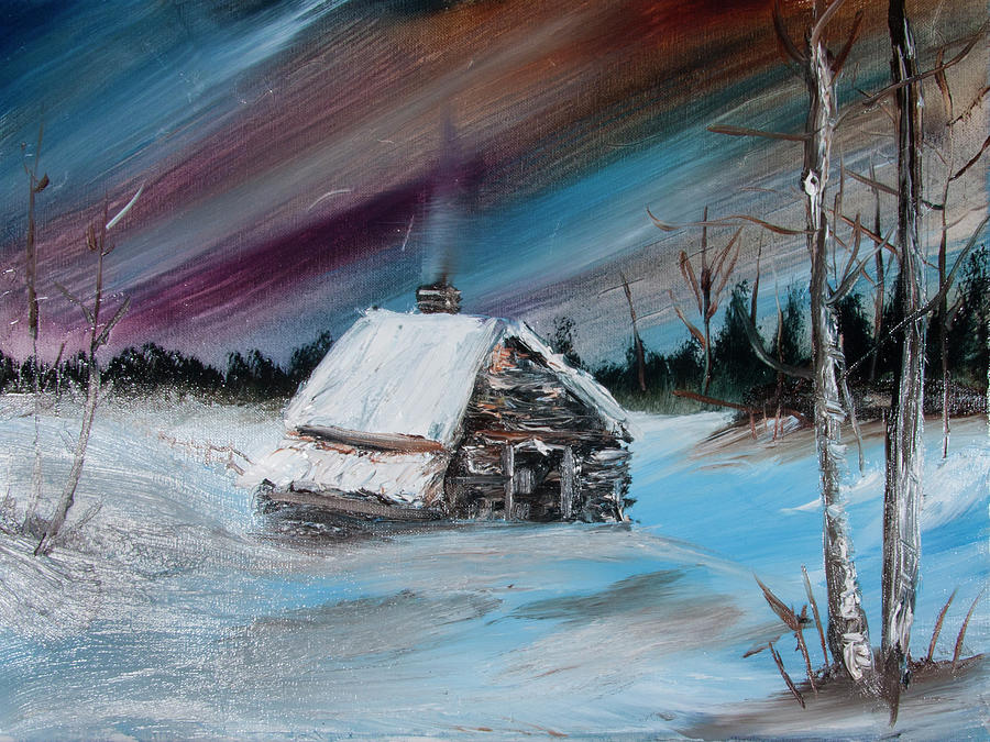 Grandmas Cabin Painting by David Martin
