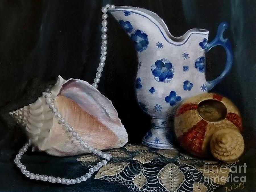 Shell Painting - Grandmas Collection by Patricia Lang Shell Painting - Grandmas Collection by Patricia Lang