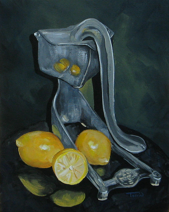 Grandmas Lemons Painting by Torrie Smiley