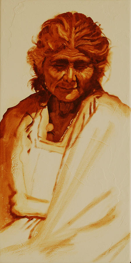 Grandmother Painting by Robert Bissett