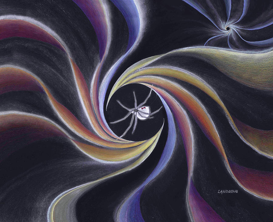 Grandmother Spider Weaving the Universe Painting by Robin Aisha Landsong
