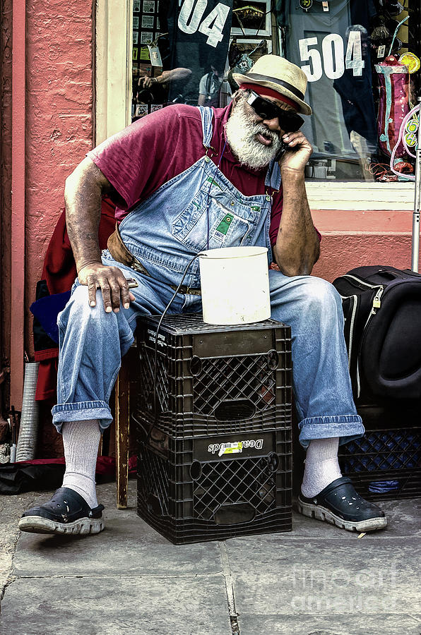 New Orleans Photograph - Grandpa Elliott - NOLA by Kathleen K Parker