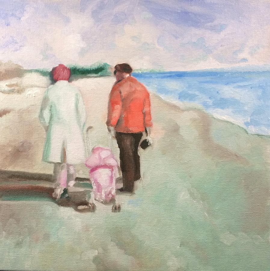 Seascape Painting - Grandparents by Jennifer Buerkle