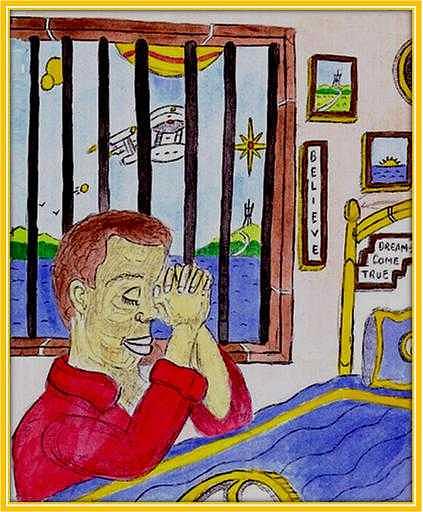 Grandson Praying For And Escape Painting by Anthony Benjamin Grandson Praying For And Escape Painting by Anthony Benjamin