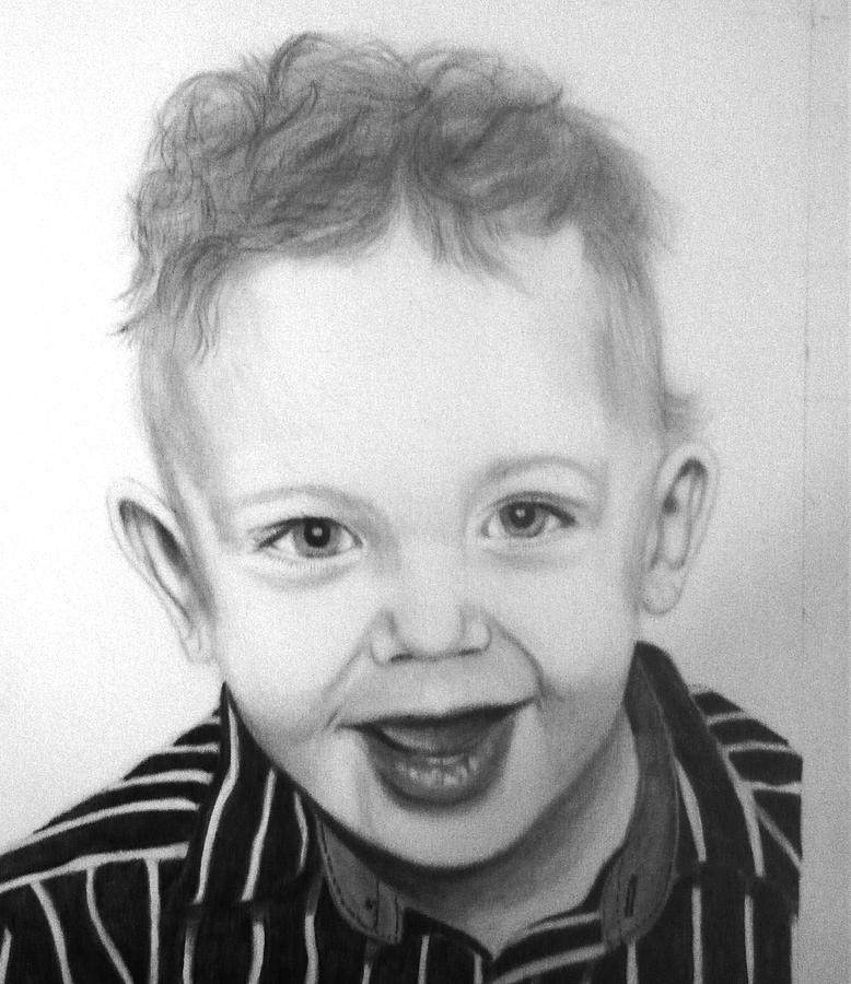 Grandson Drawing by Susan Barwell