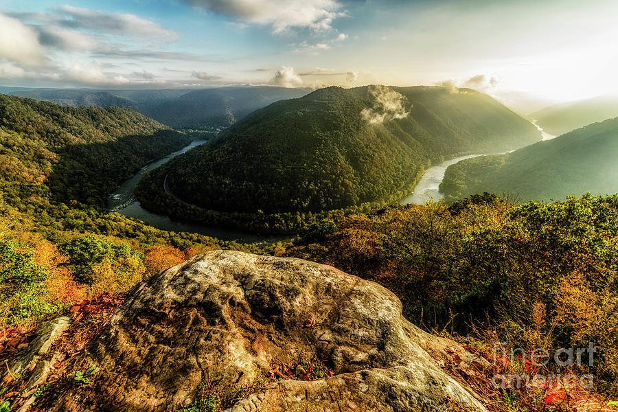 Grandview Morning New River Gorge Photograph by Thomas R Fletcher