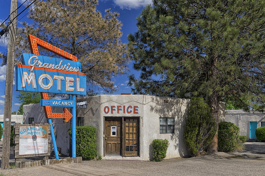 Grandview Motel Route 66 Near Albuquerque NM DSC02959 Photograph by Greg Kluempers