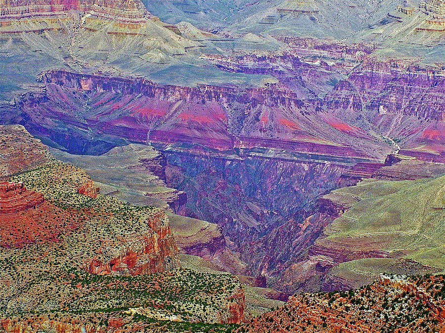 Grandview Point View, East Side of S. Rim Grand Canyon NP-AZ Photograph by Ruth Hager