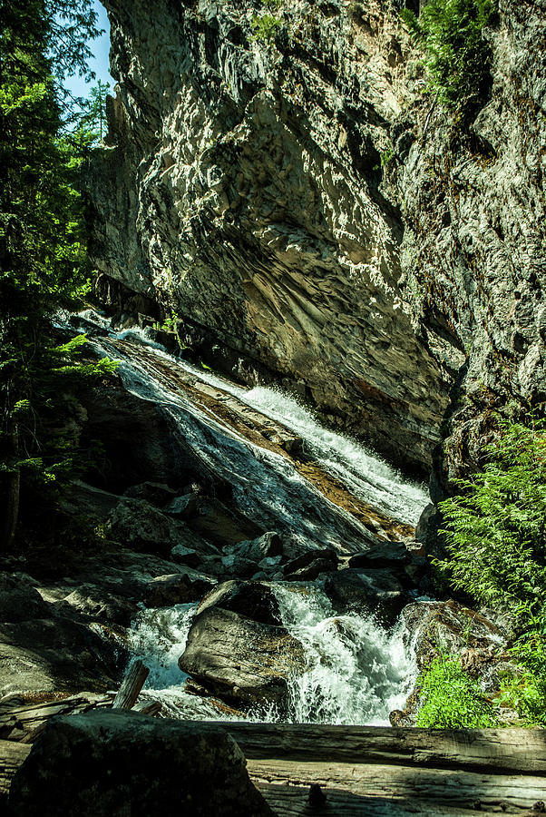 Granite Falls Of Ancient Cedars Photograph