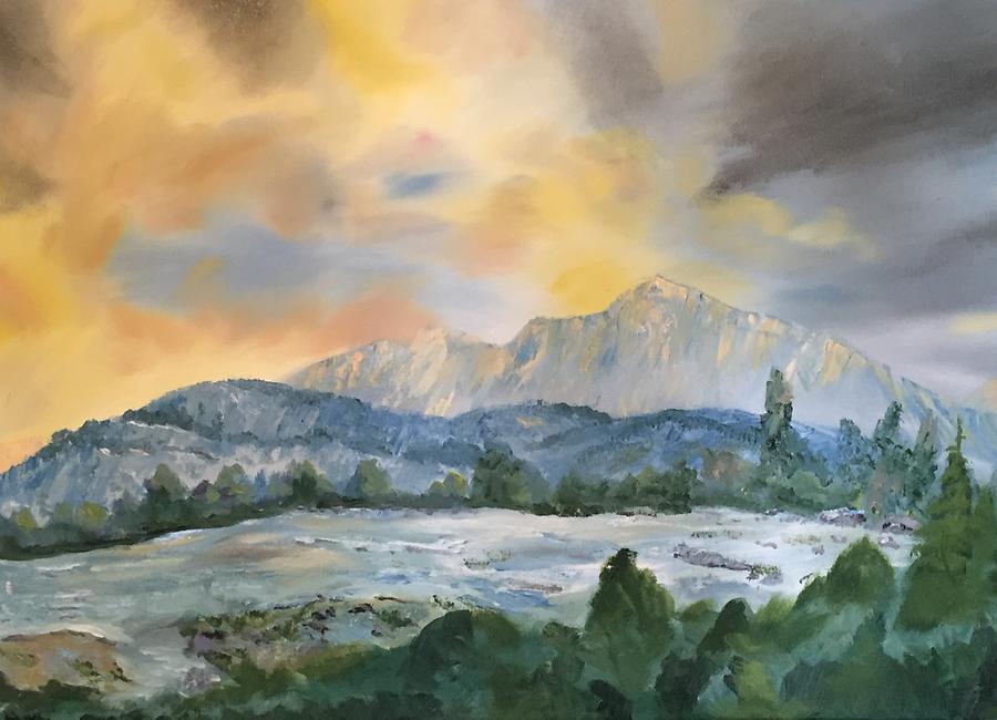Nature Painting - Granite Grandeur-Sierra Morning by Roy Gould