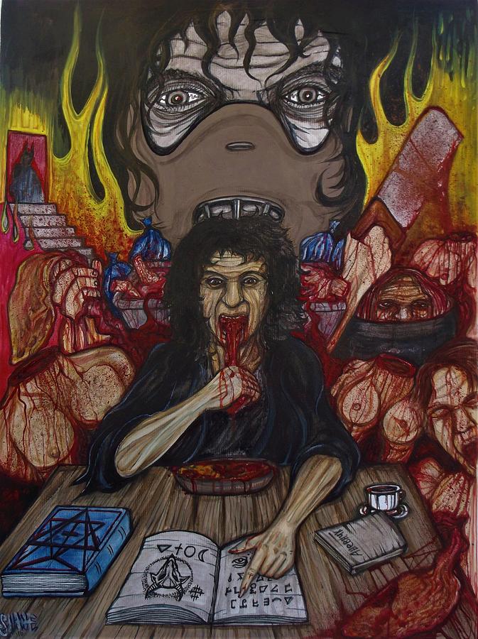 Grannibal Lecter - Tamara Samsonova Painting by Sam Hane