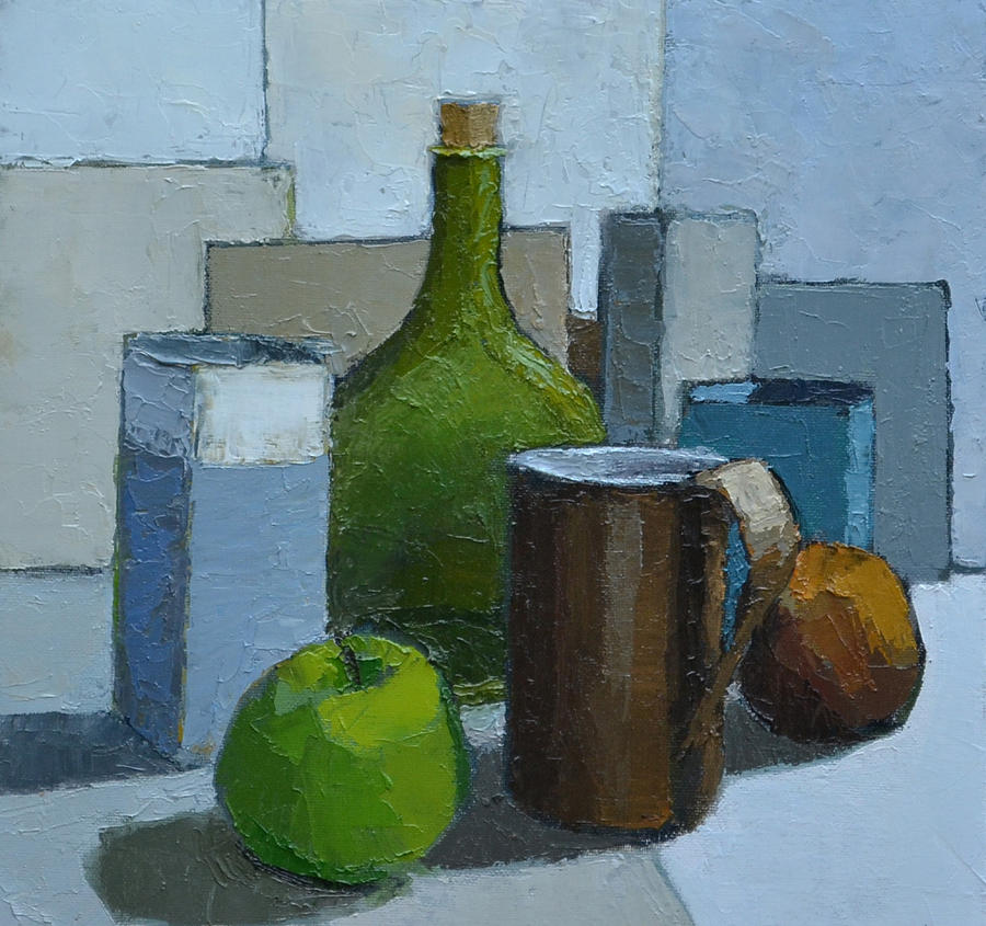 Still Life Painting - Granny Smith by Jeremy Annett