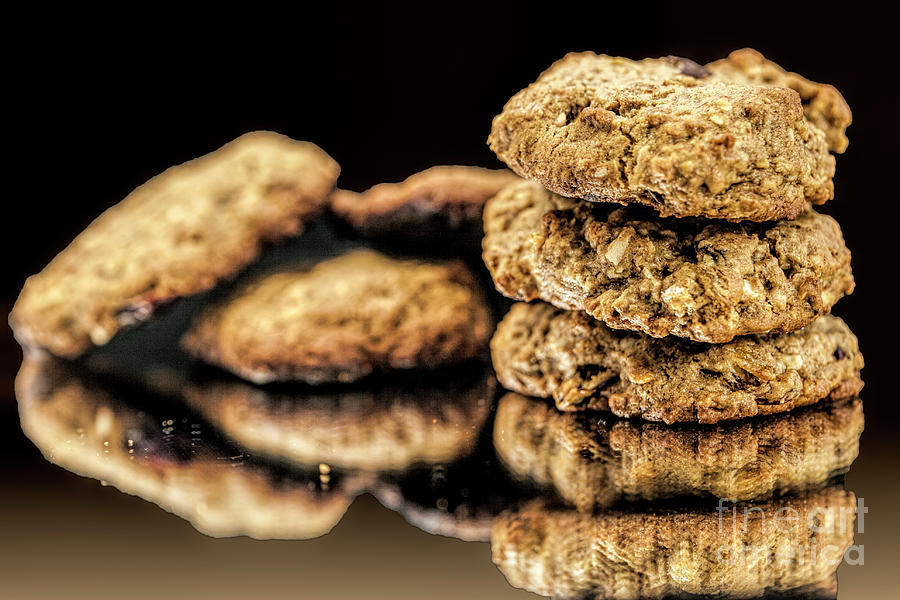 Granola Cookies Photograph by Shirley Mangini