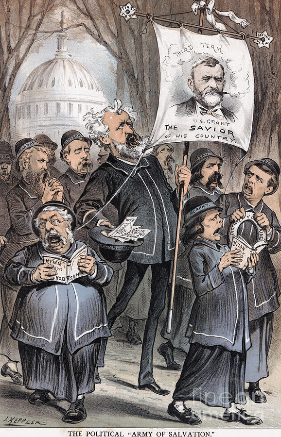 Grant Cartoon, 1880 Photograph by Granger