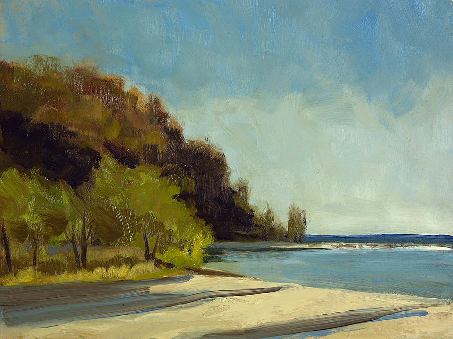 Grant Park Beach No. 4 Painting by Anthony Sell - Fine Art America