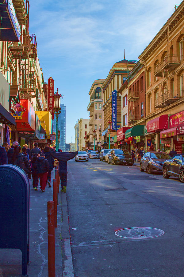Grant Street in Chinatown Photograph by Bonnie Follett