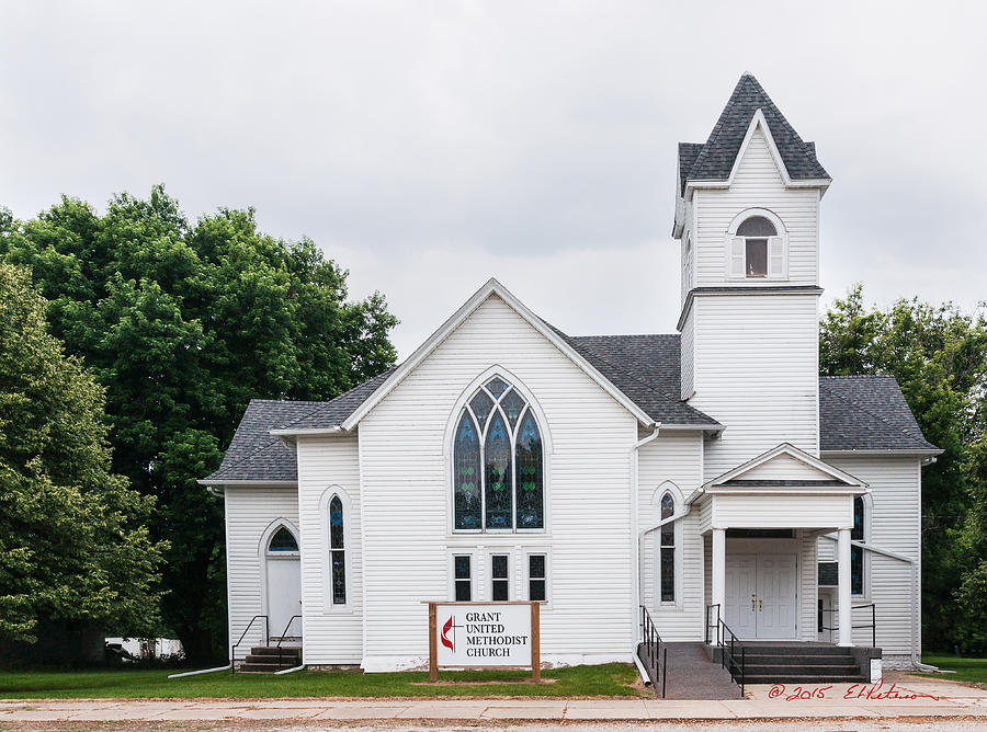 Grant United Methodist Church Photograph by Ed Peterson