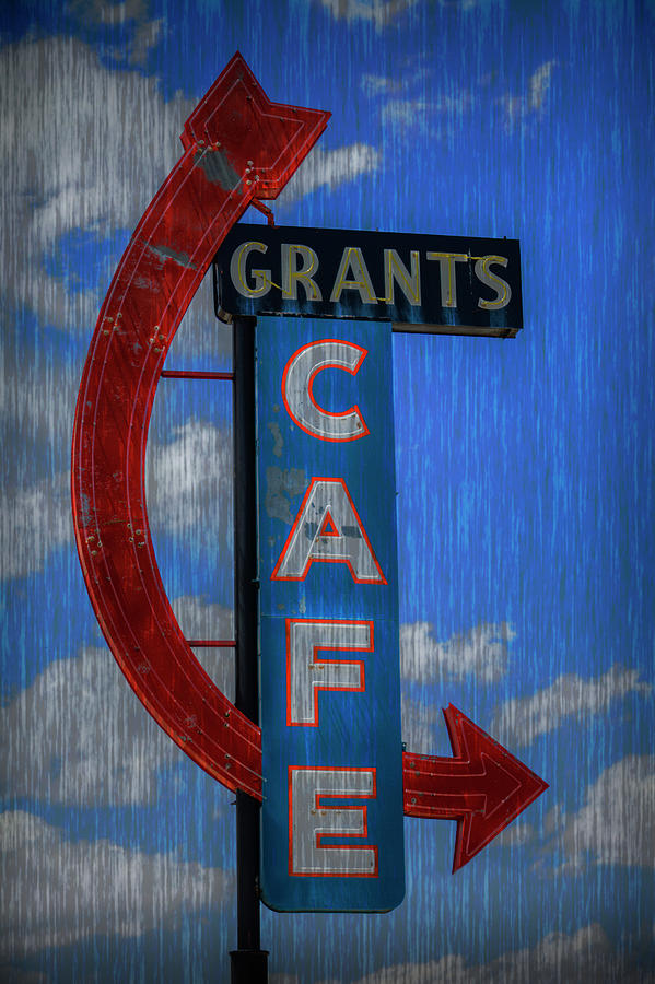 Grants Cafe Photograph by Steve Gravano