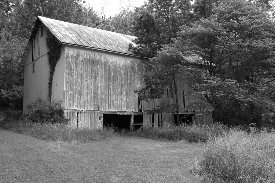 Granville Barn BW Photograph by Jeff Roney