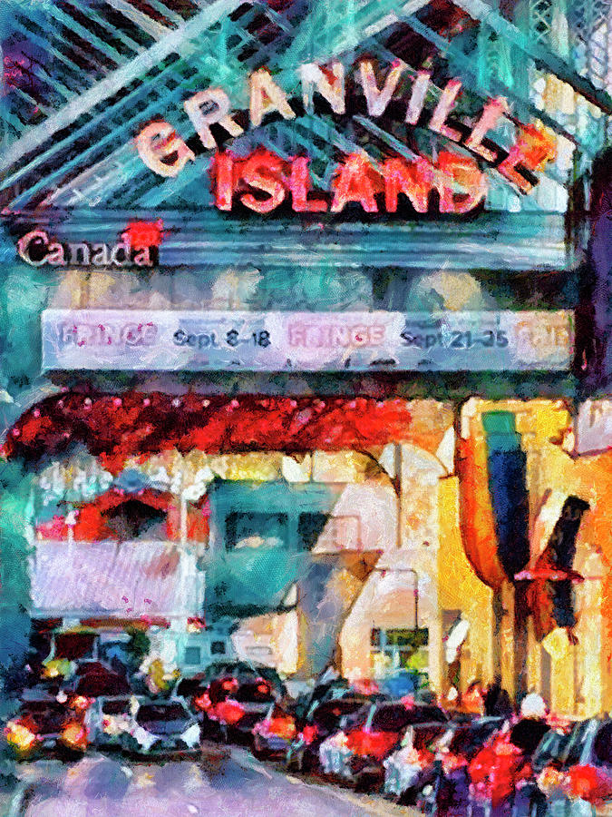 Granville Island Mixed Media by Joseph Hollingsworth