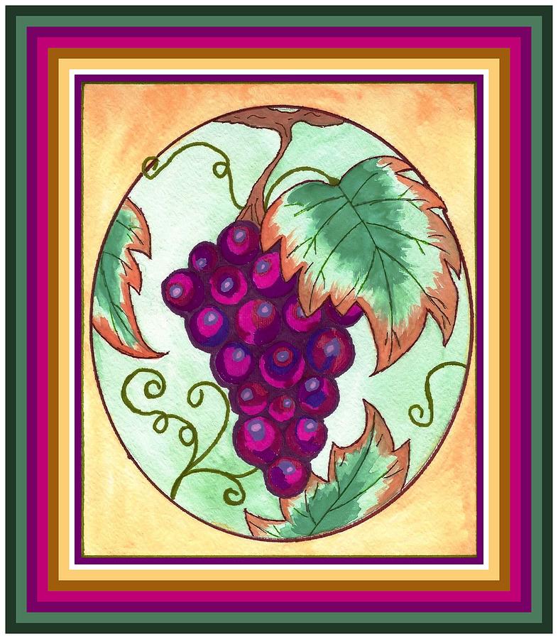 Grape Harvest Painting by Phyllis Berka - Fine Art America