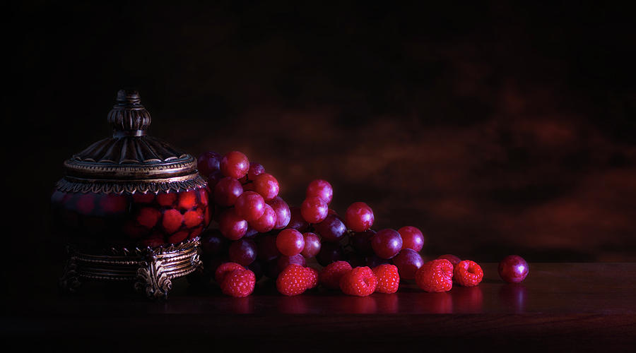 Grape Photograph - Grape Raspberry by Tom Mc Nemar